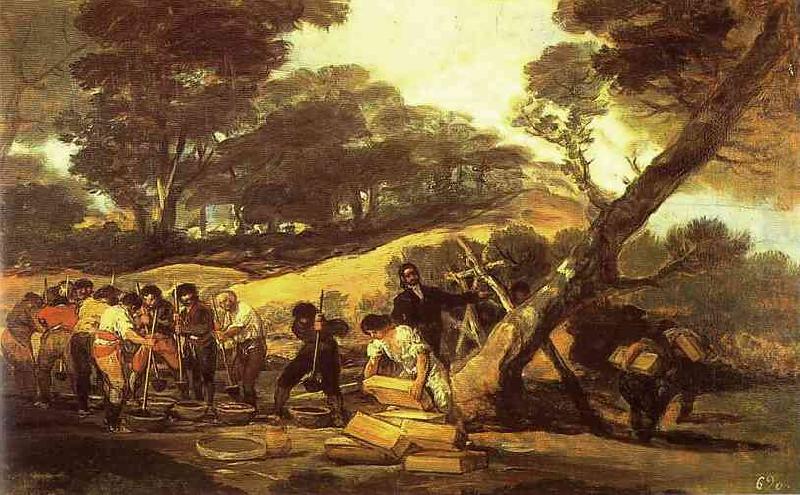 Francisco Jose de Goya Powder Factory in the Sierra. china oil painting image